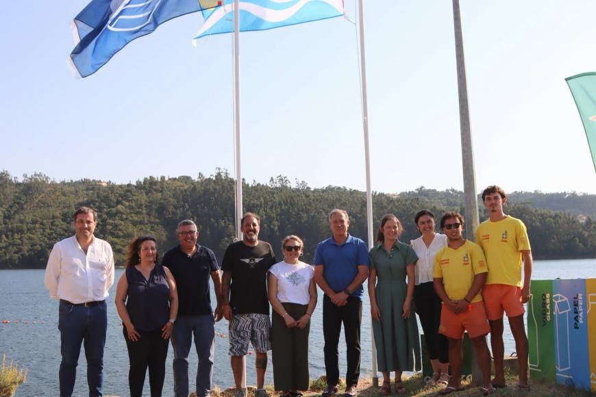 Bandeiras Azuis foram hasteadas nas praias fluviais de Aldeia do Mato e Fontes