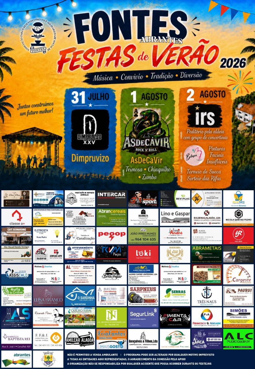 Festa de Ver&atilde;o Associa&ccedil;&atilde;o de Desenvolvimento e Solidariedade Social de Fontes 