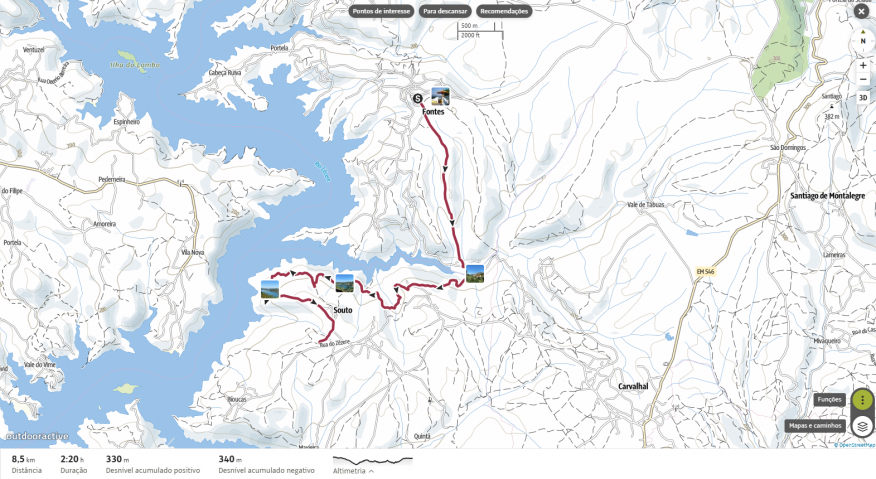 A Caminho do Tejo: Fontes > &Aacute;rea de Descanso do Souto [GR33 - GRZ: Etapa 3]